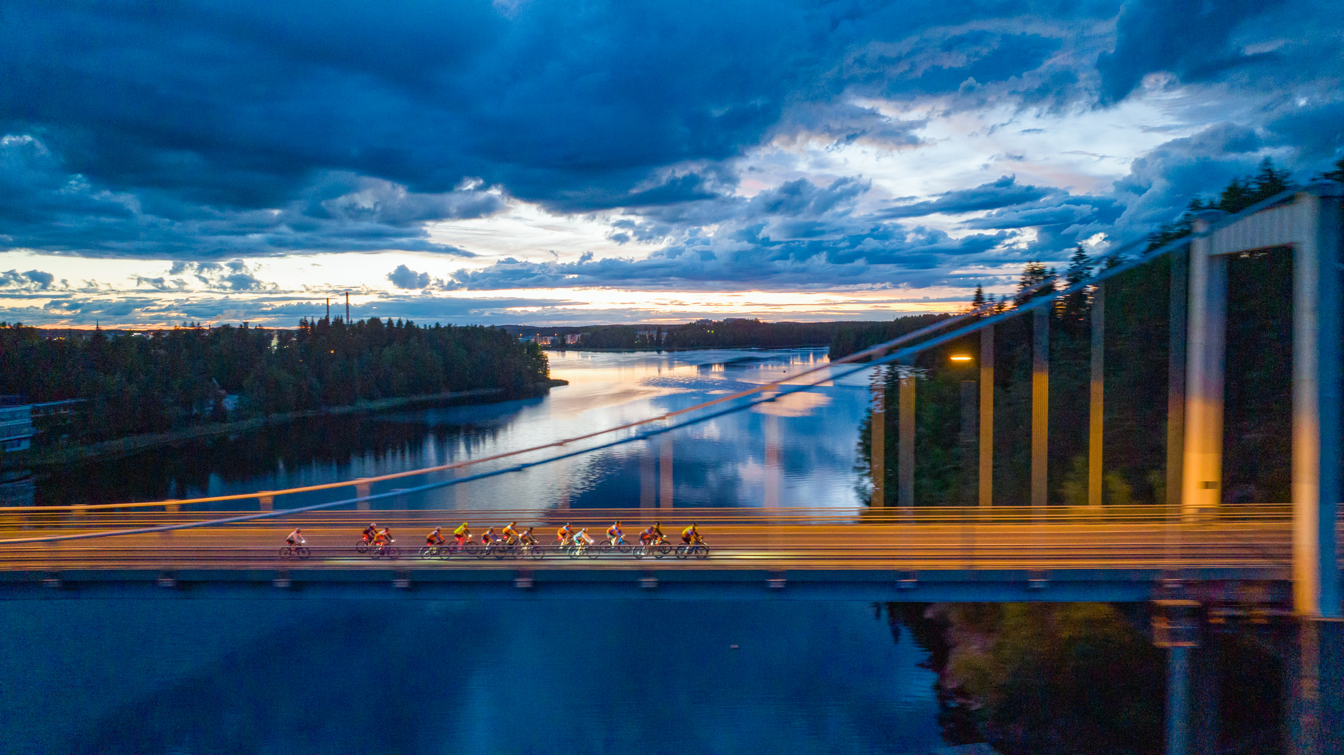 Saimaa Cycle Tour Mikkeli yön yli 